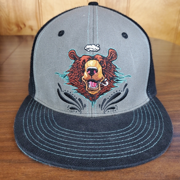 Grassroots California x Black Ink Snapback Hat - Picture 2 of 5